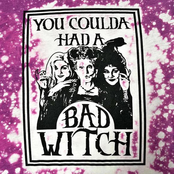Bella Canvas You Coulda Had A Bad Witch Graphic Tee Women L - Picture 3 of 6